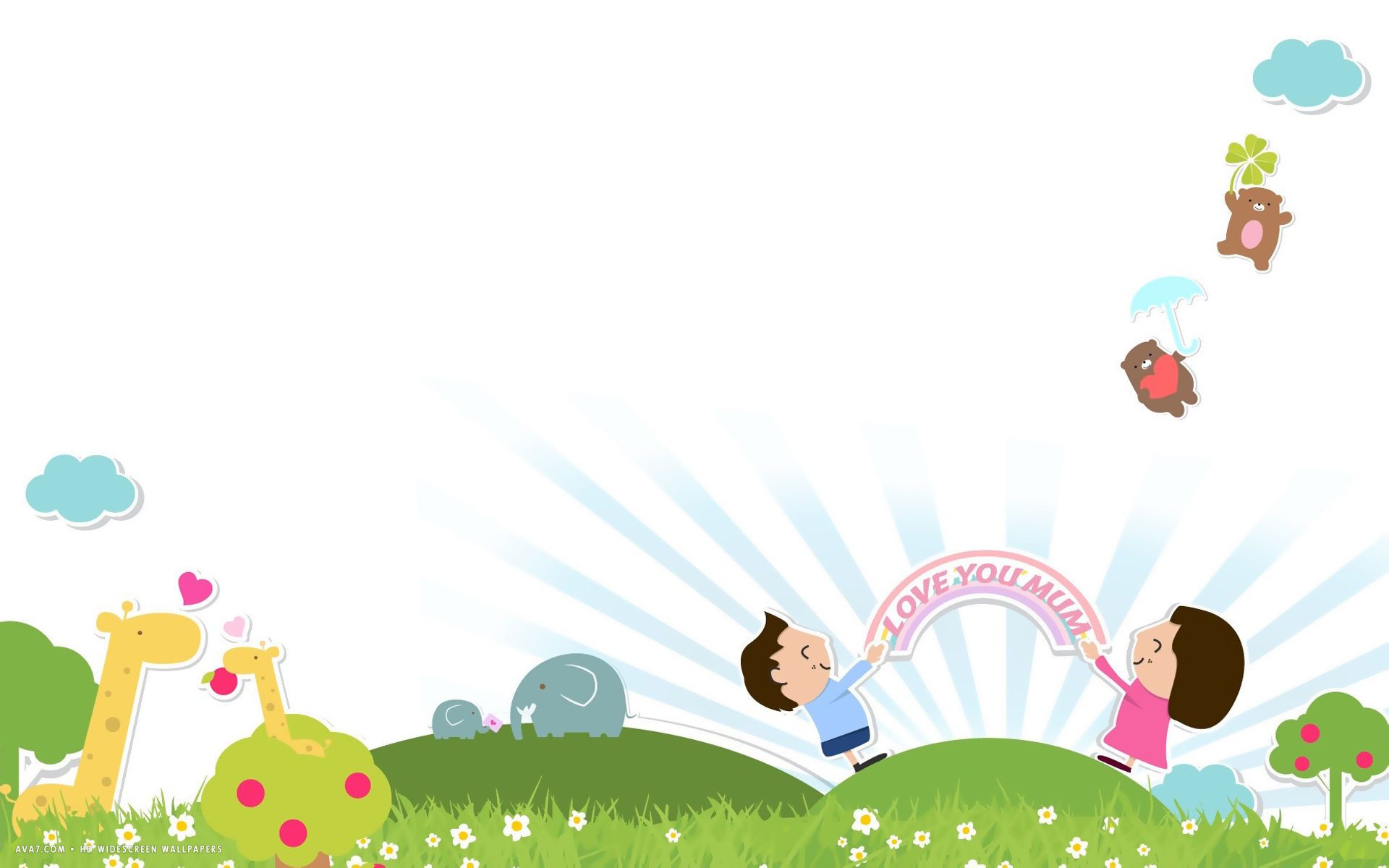 Cartoon Kids Wallpapers Wallpaper Cave