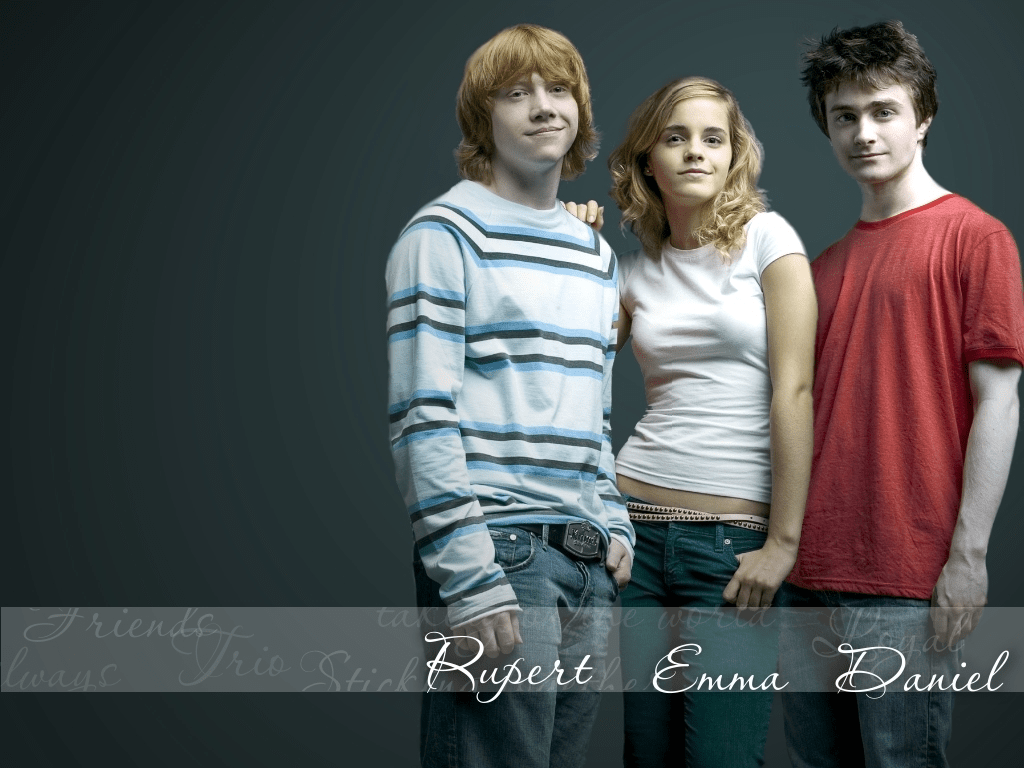 Harry Potter Golden Trio Wallpapers Wallpaper Cave