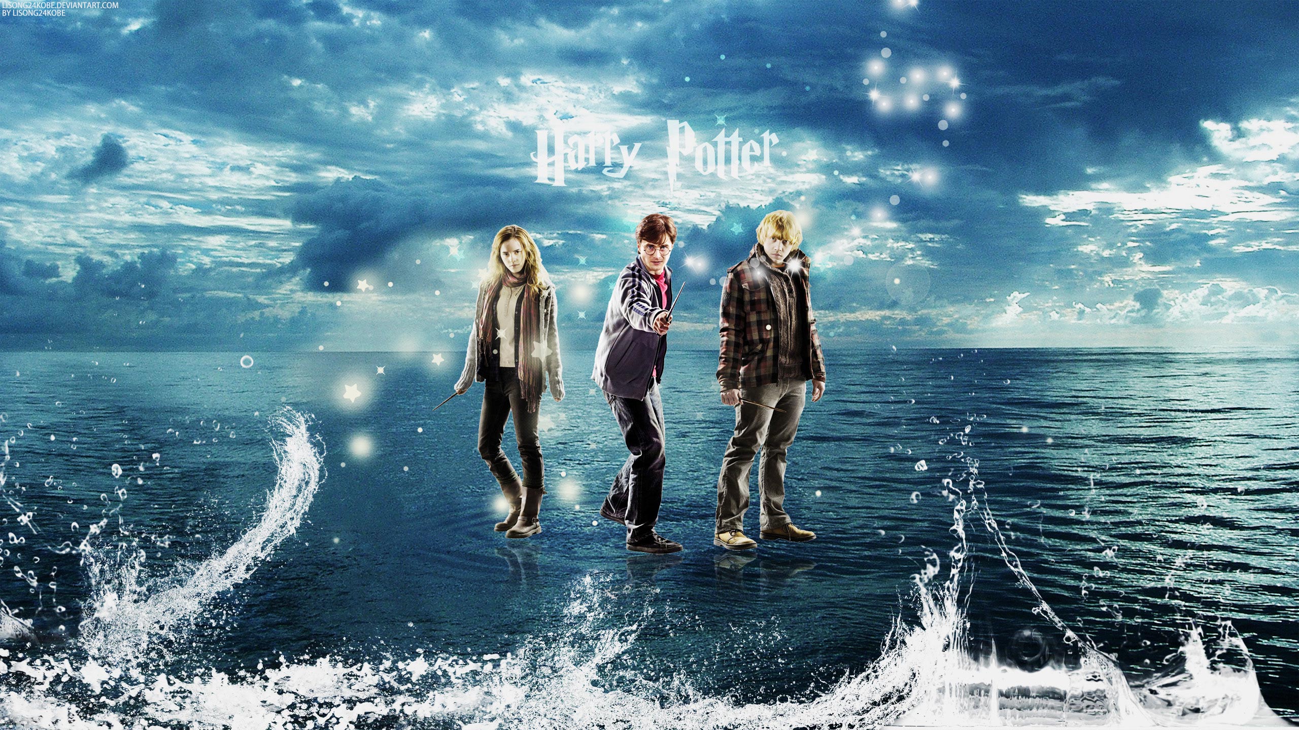 Harry Potter Golden Trio Wallpapers Wallpaper Cave