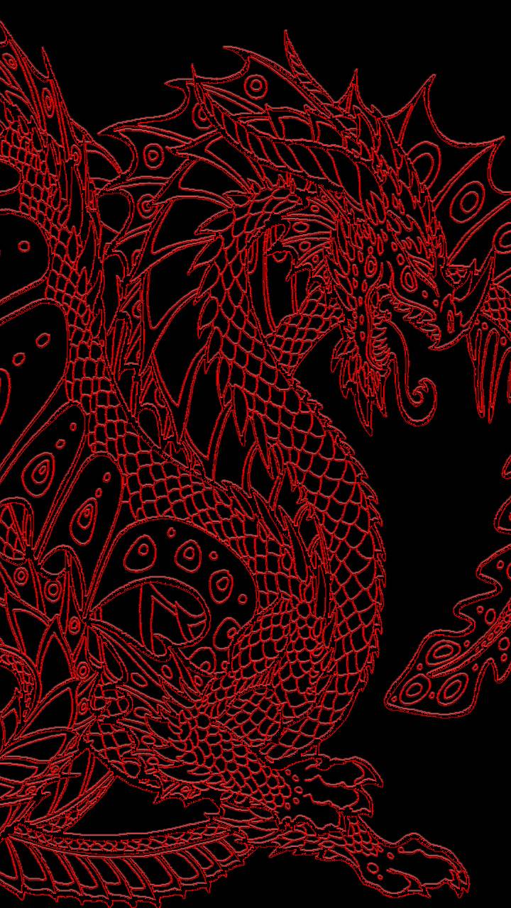 Black And Red Dragon Wallpapers Wallpaper Cave