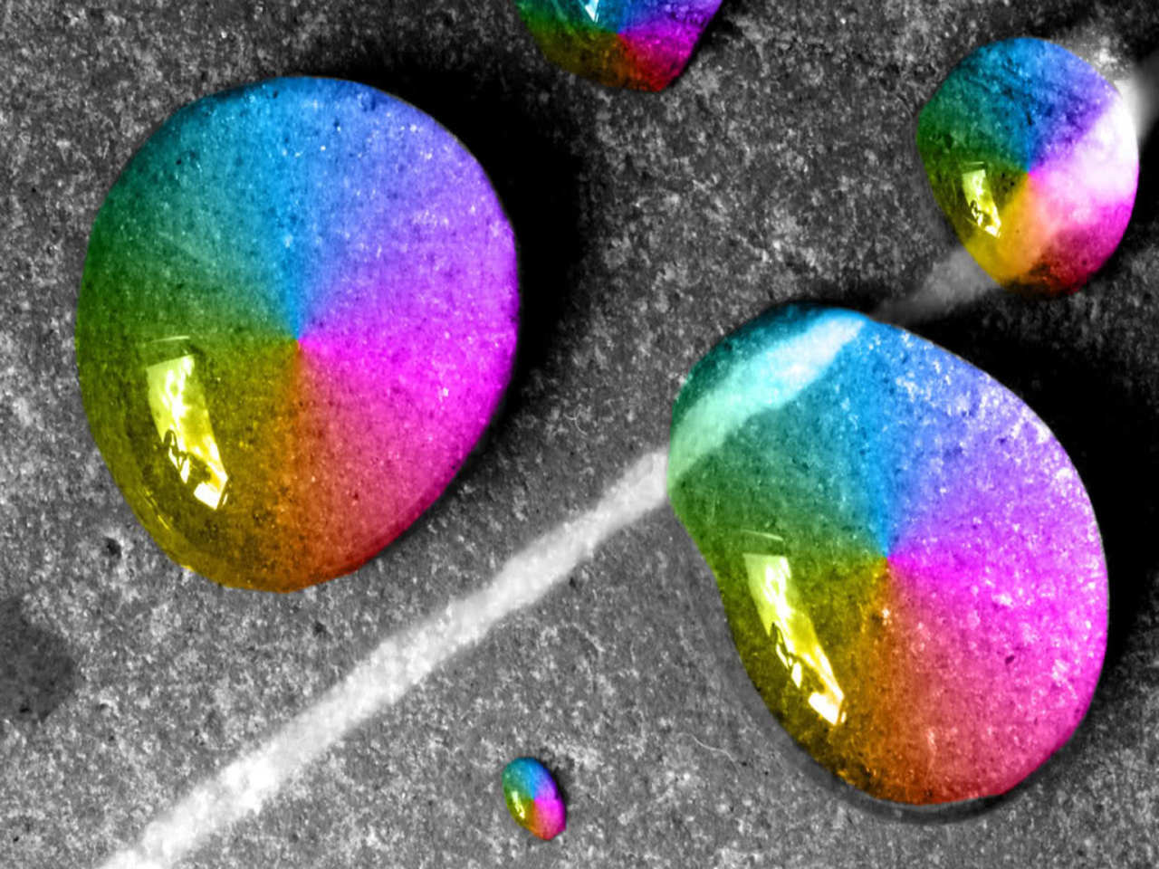 Colorful Raindrops Wallpapers Wallpaper Cave