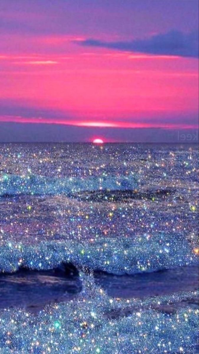 Aesthetic Beach Glitter Wallpapers Wallpaper Cave