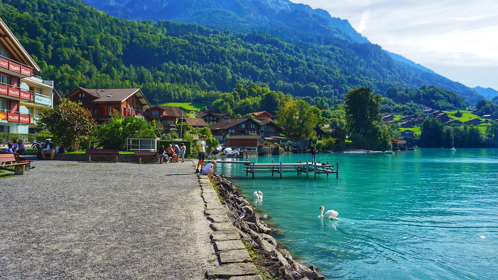 Lake Brienz Switzerland Wallpapers Wallpaper Cave