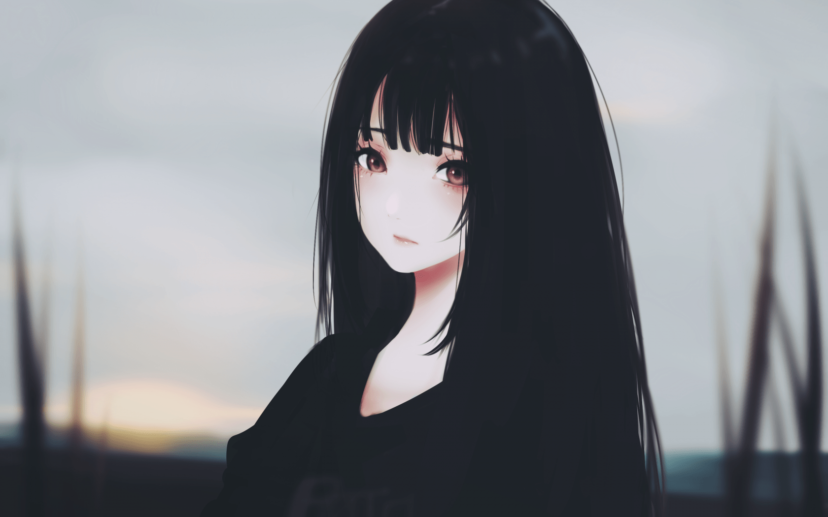 Sad Black Anime HD Wallpapers Wallpaper Cave