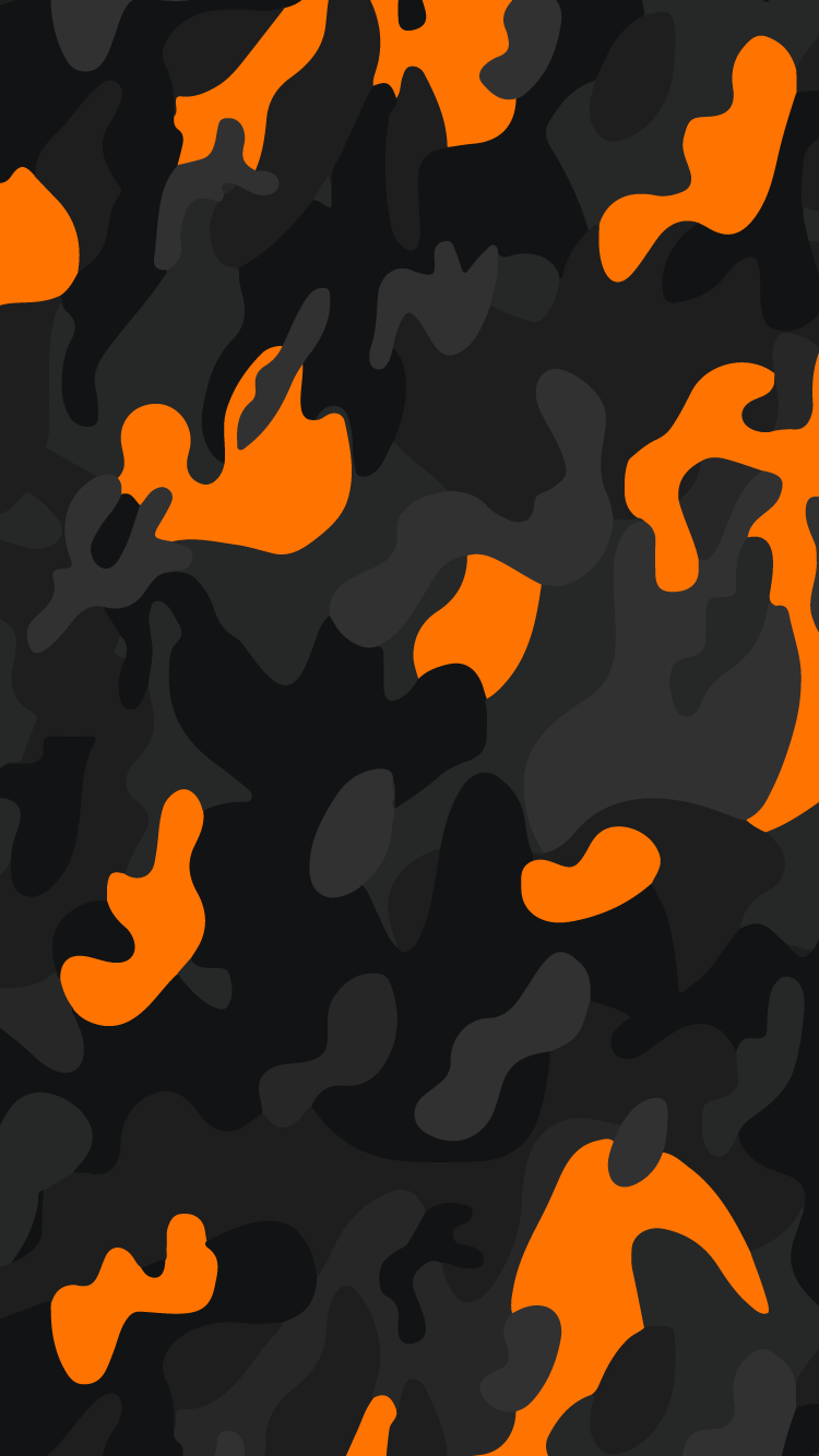 Orange Camo Wallpapers Wallpaper Cave