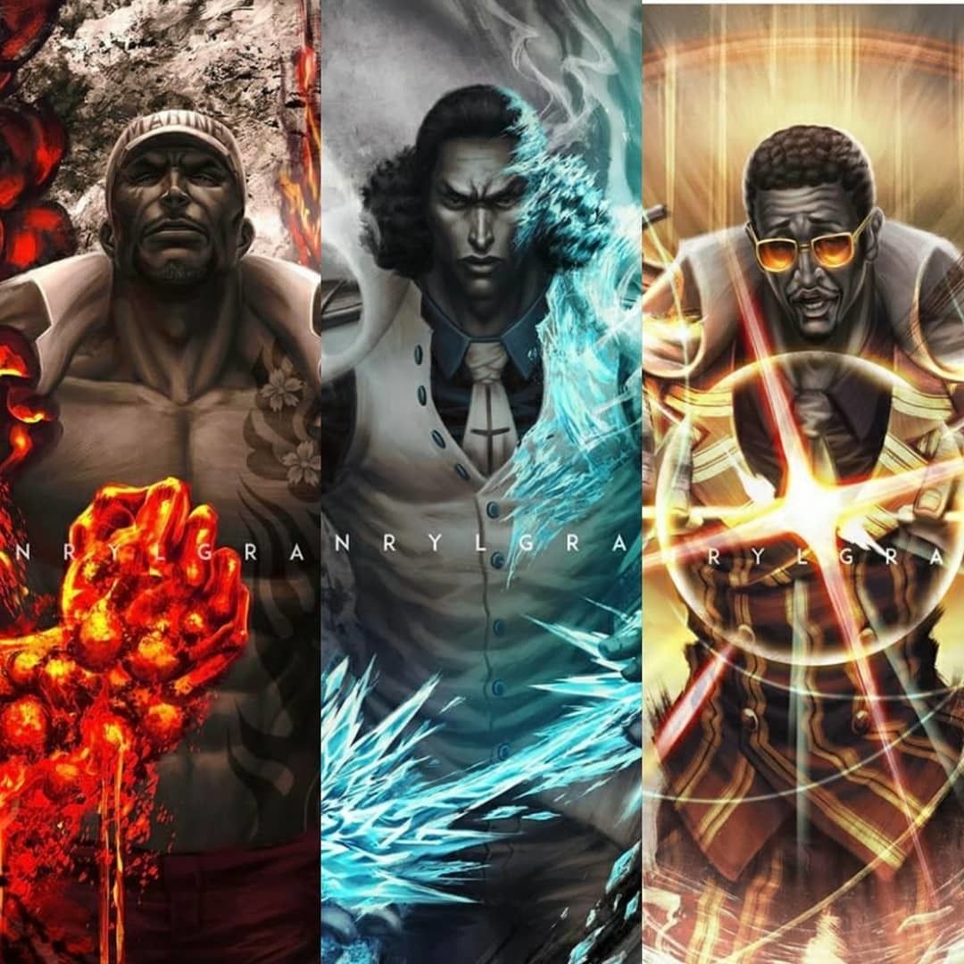 One Piece Admirals Wallpapers Wallpaper Cave
