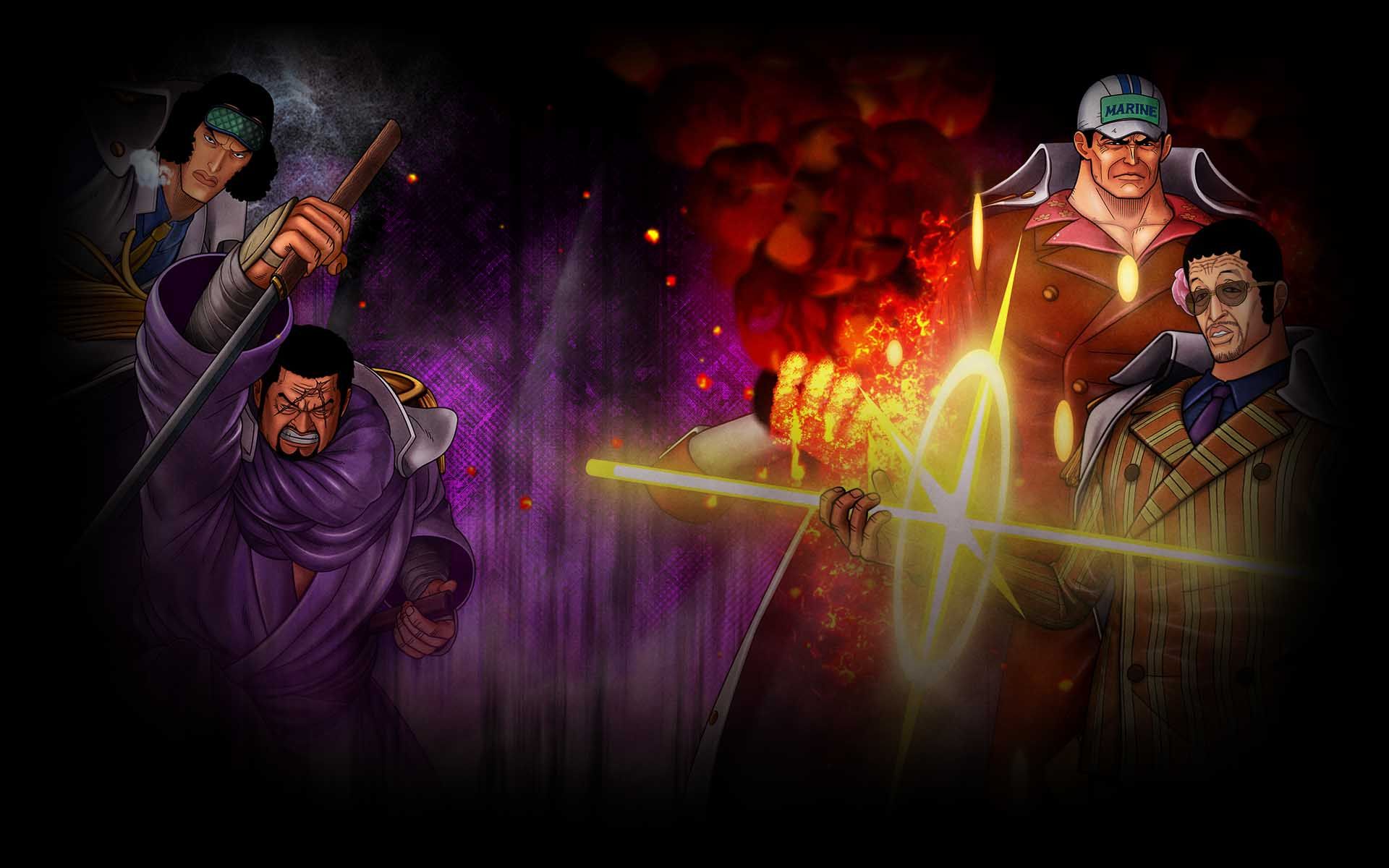 One Piece Admirals Wallpapers Wallpaper Cave