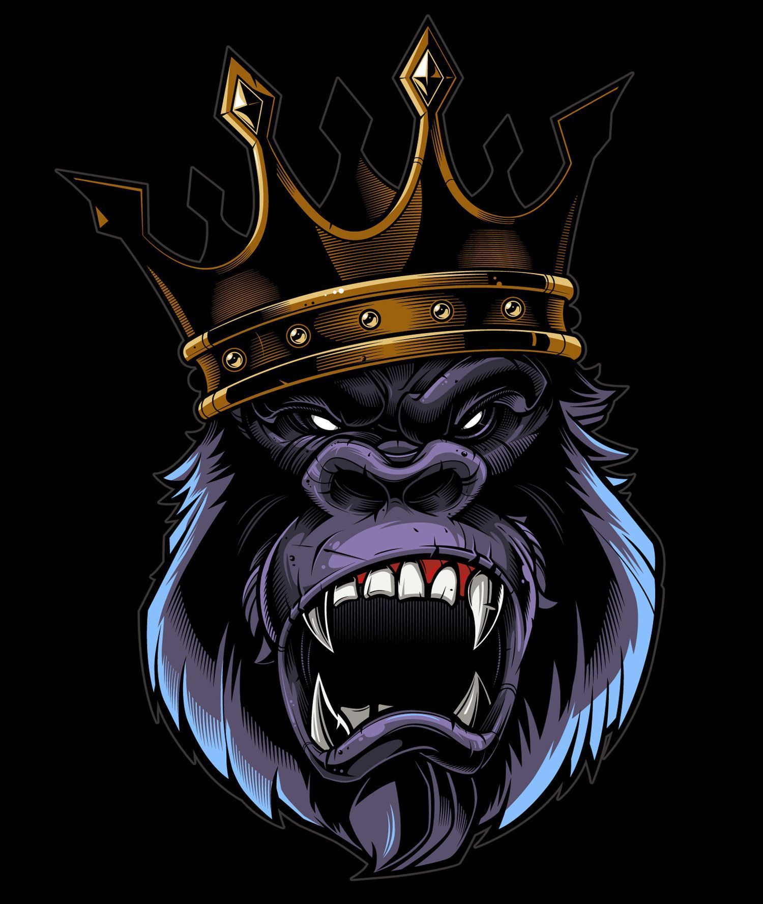 Angry Gorilla Wallpapers Wallpaper Cave
