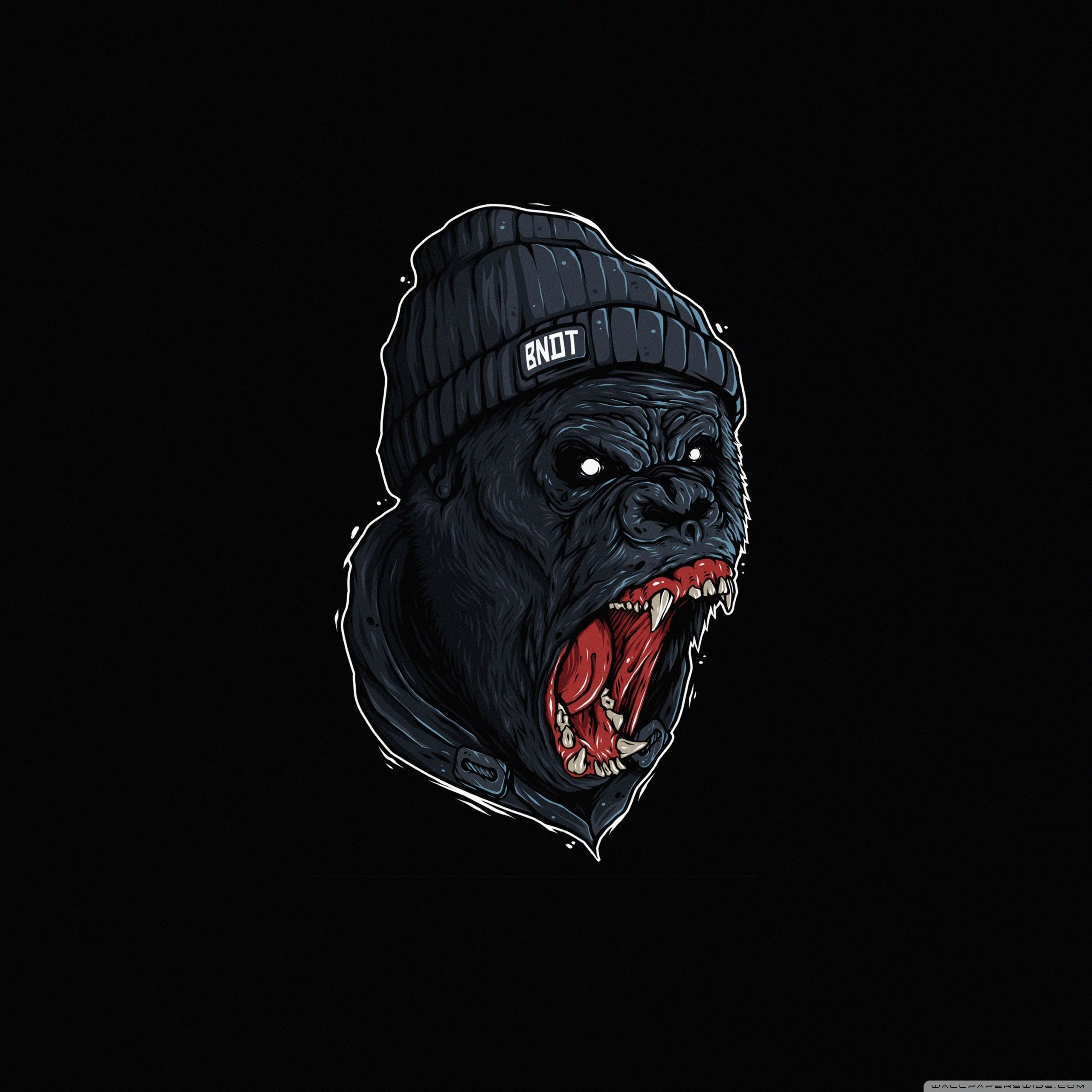 Angry Gorilla Wallpapers Wallpaper Cave