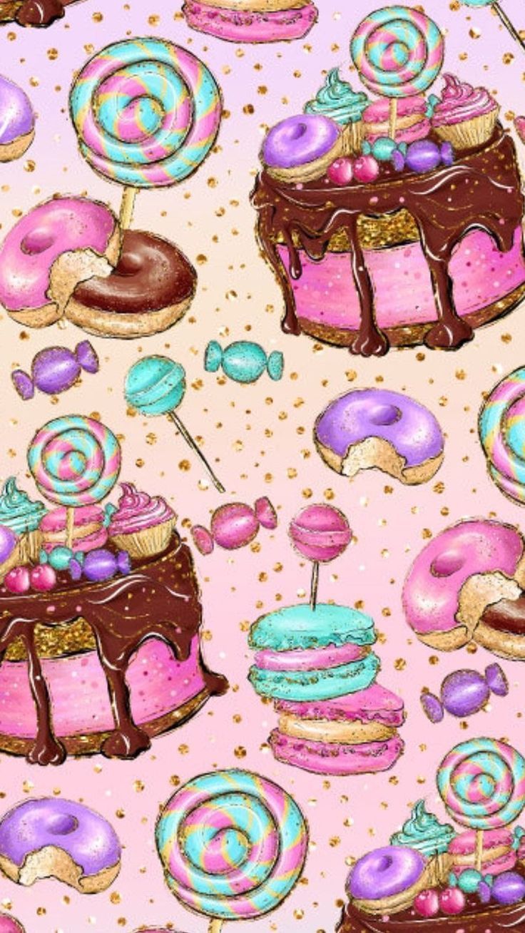 Kawaii Cake Wallpapers Wallpaper Cave