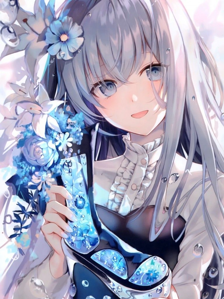 Anime Grey Hair Wallpapers Wallpaper Cave