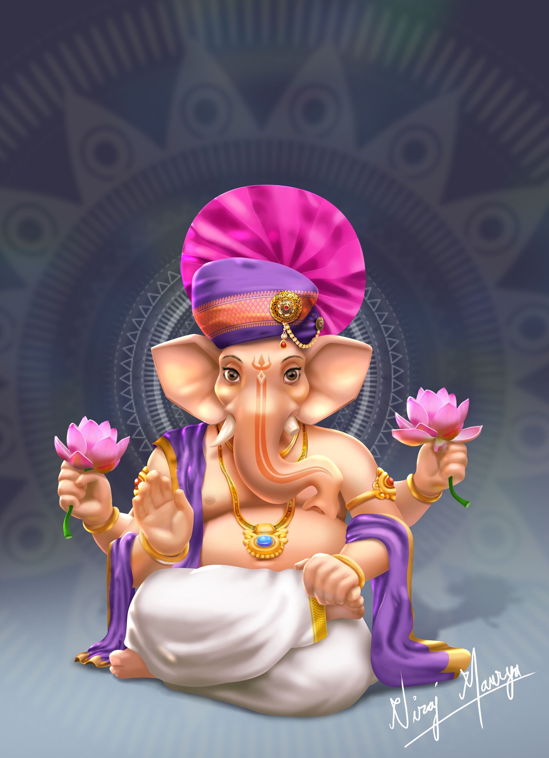 Ganesh God 3D Wallpapers Wallpaper Cave