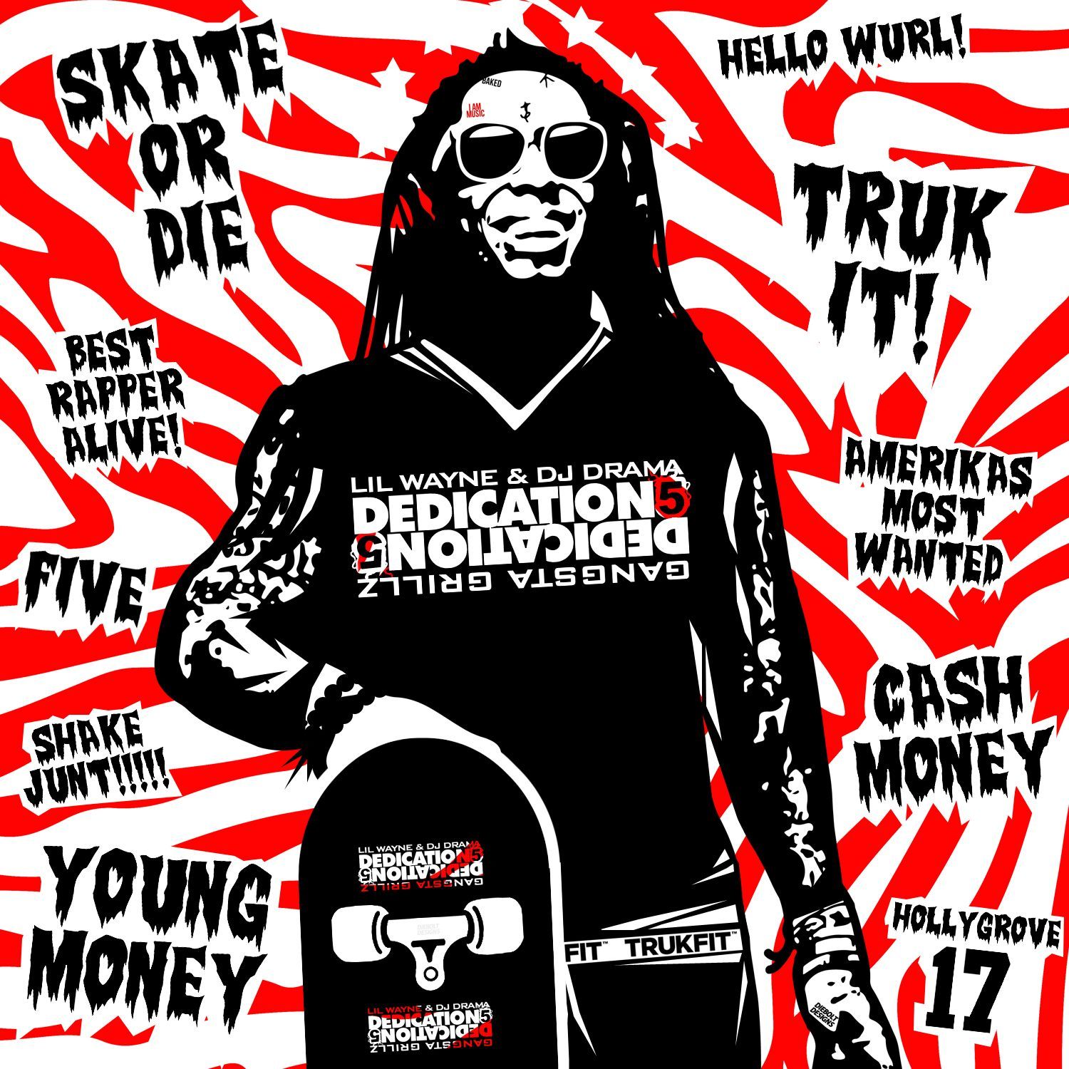 Lil Wayne Cartoon Wallpapers Wallpaper Cave