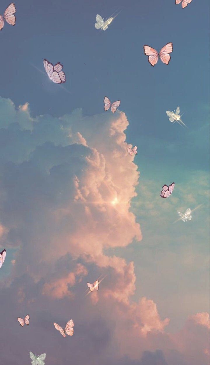 Cute Aesthetic Pink Butterfly Wallpapers Wallpaper Cave
