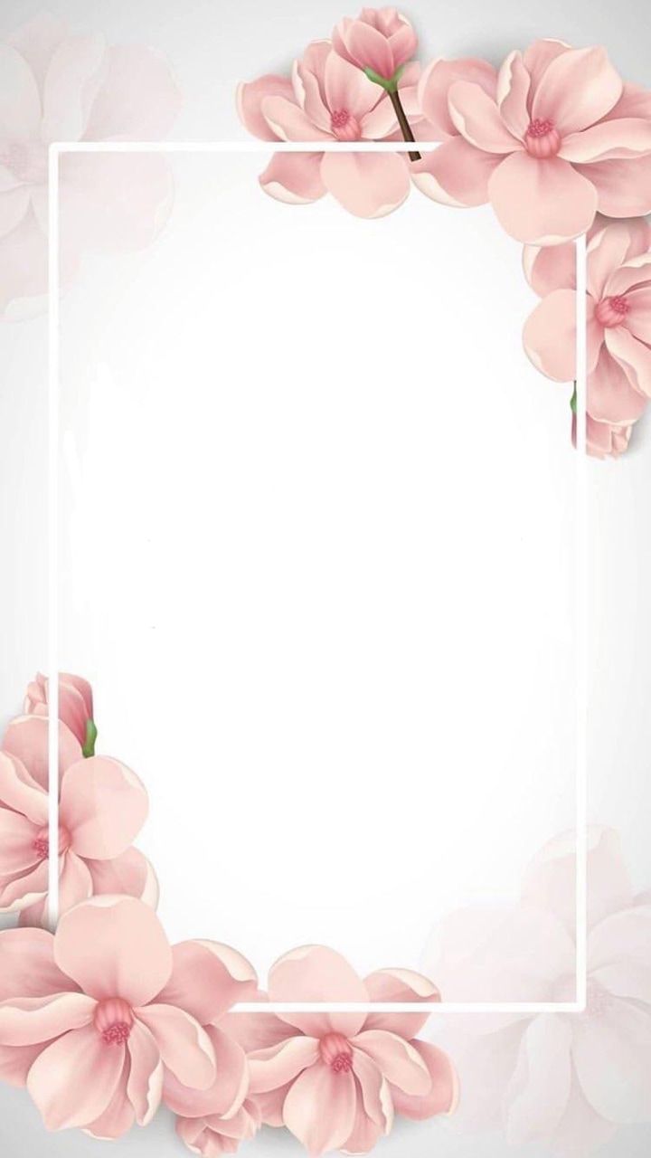 Floral Frame Wallpapers Wallpaper Cave