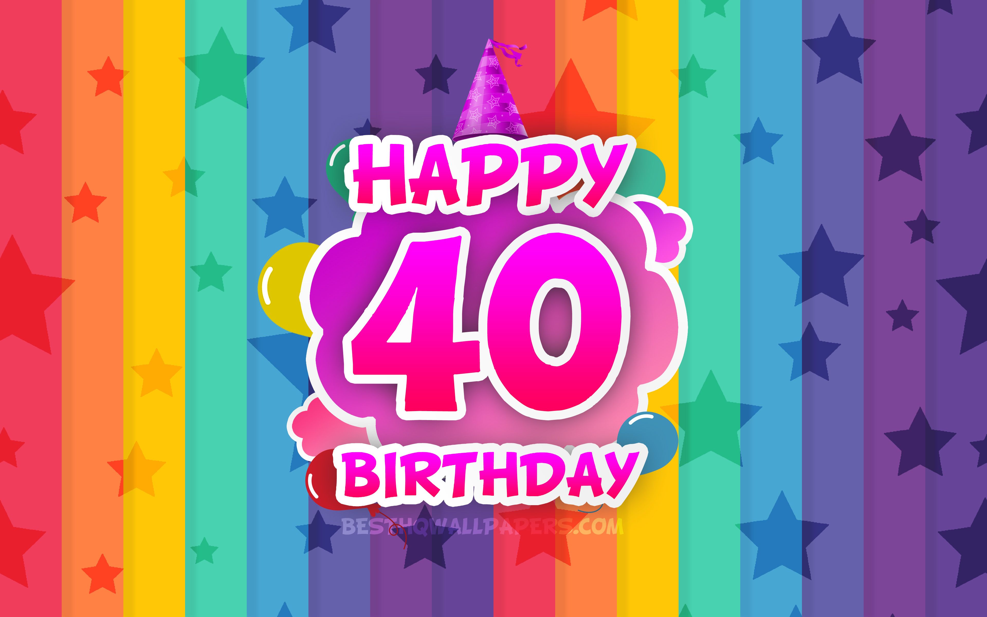 40th Birthday Wallpapers Wallpaper Cave