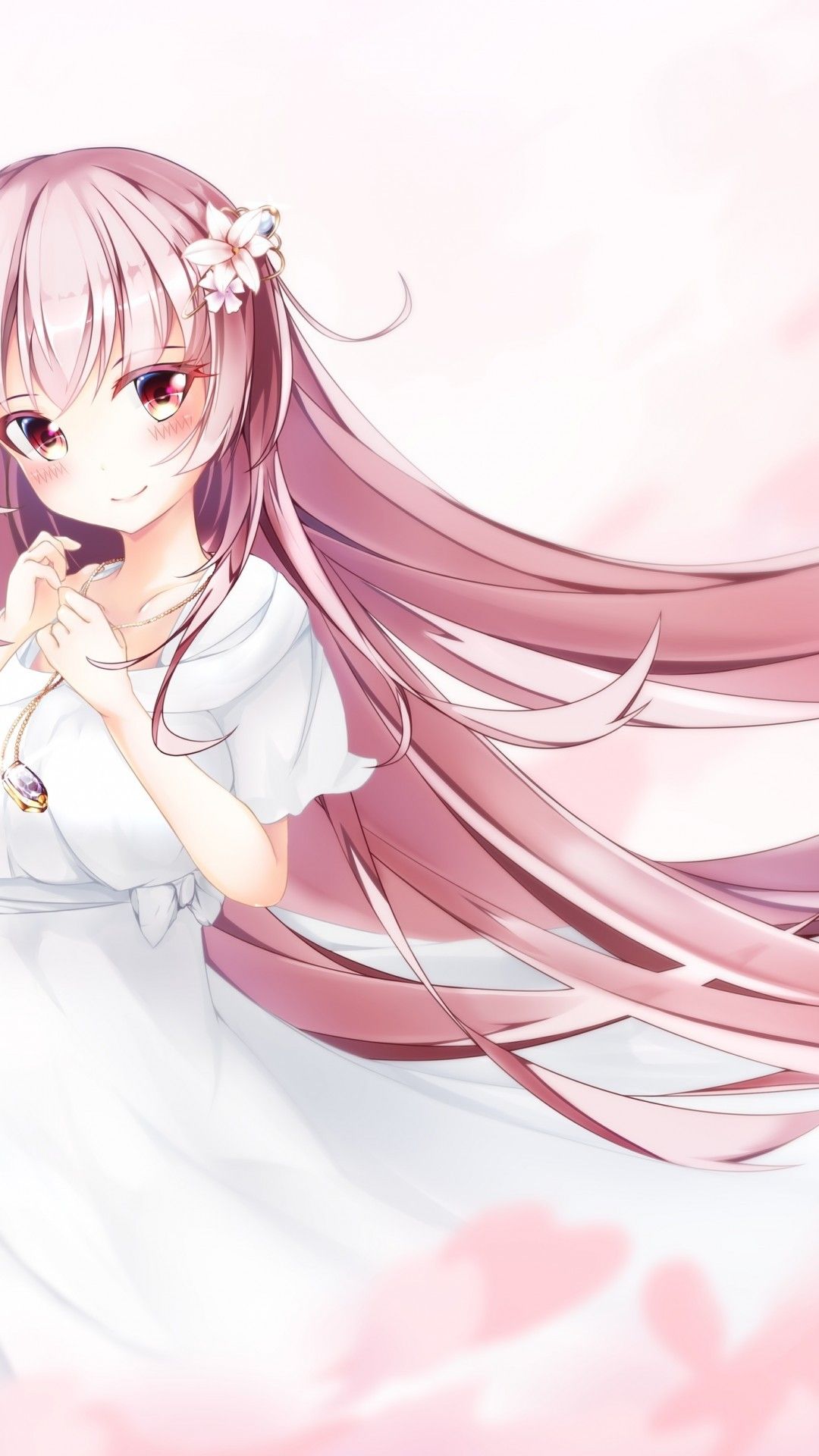 Pink And White Anime Wallpapers Wallpaper Cave
