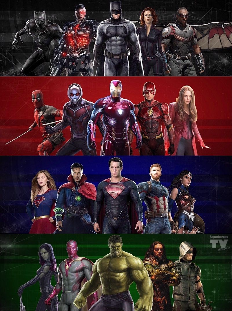 Superhero Teams Wallpapers Wallpaper Cave
