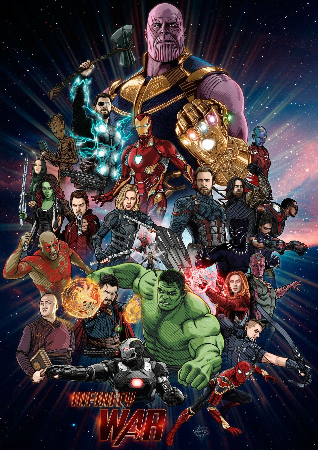 Avengers Drawing Wallpapers Wallpaper Cave