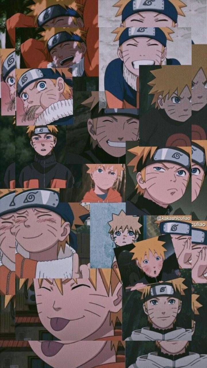 Naruto Collage Wallpaper Aesthetic