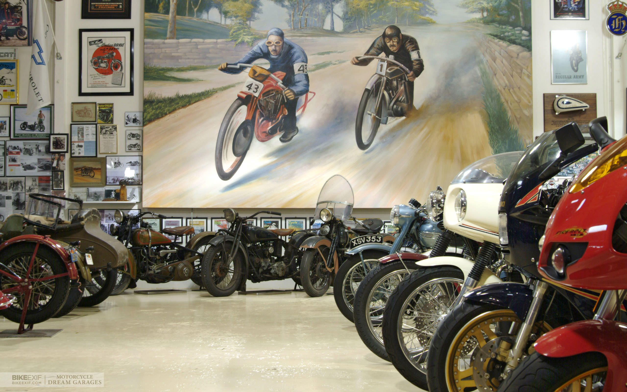 Bike Garage Wallpapers Wallpaper Cave
