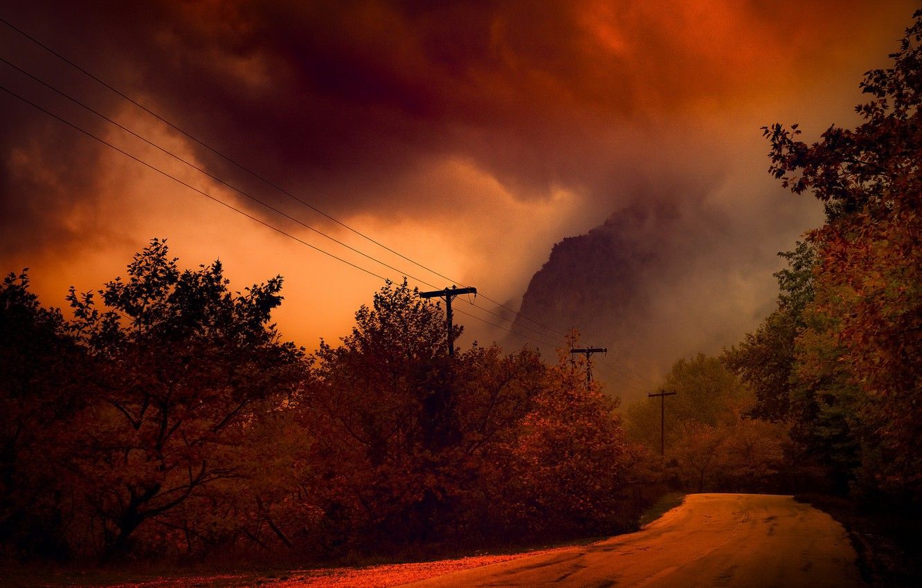 Autumn Night Desktop Wallpapers Wallpaper Cave