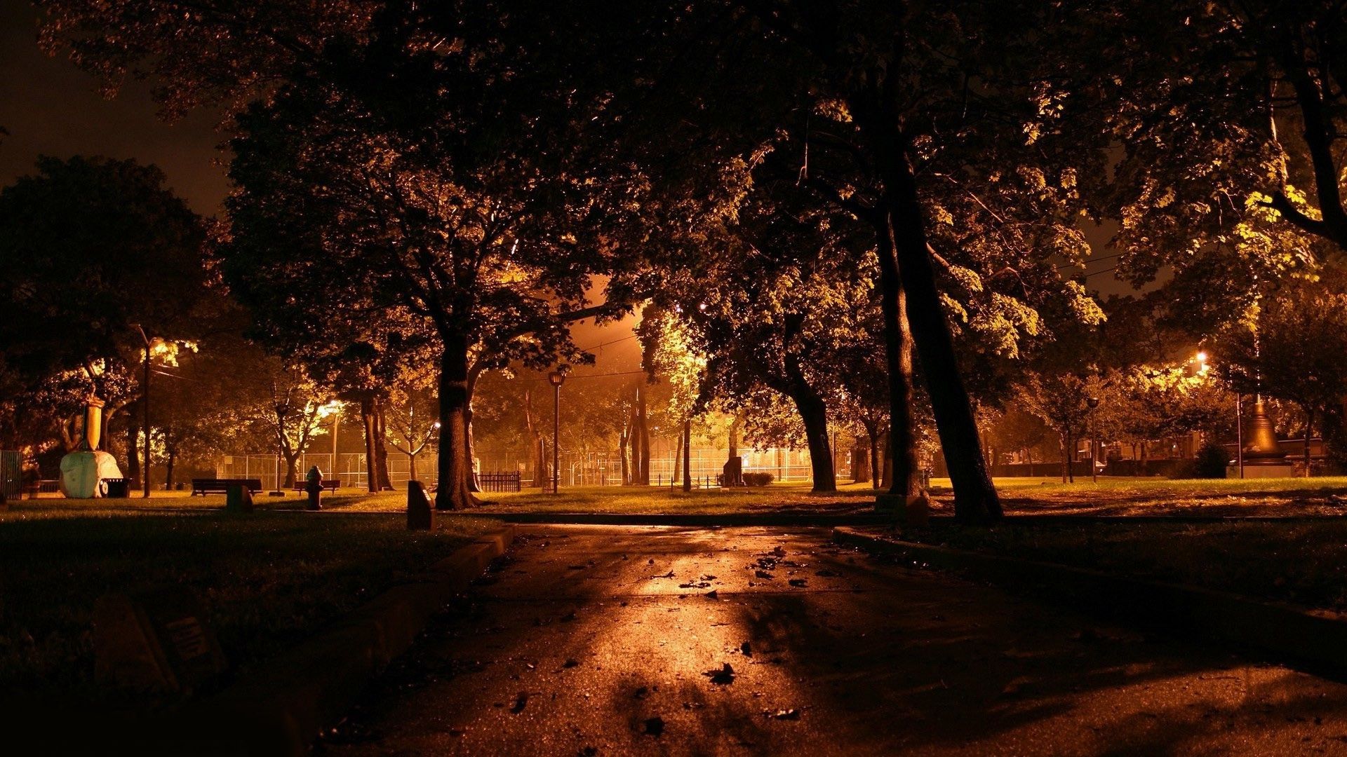 Autumn Night Desktop Wallpapers Wallpaper Cave