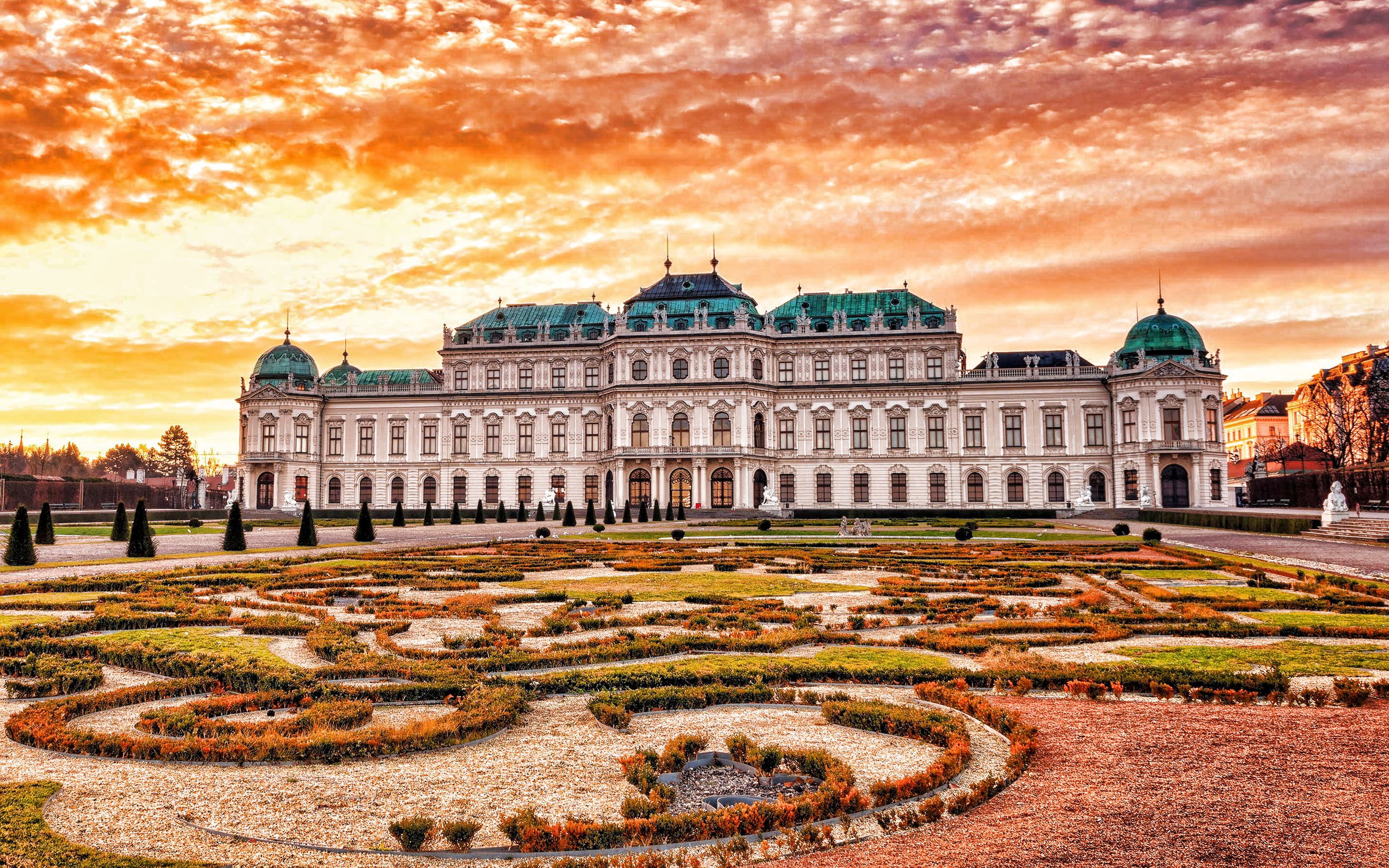Belvedere Austria Wallpapers Wallpaper Cave
