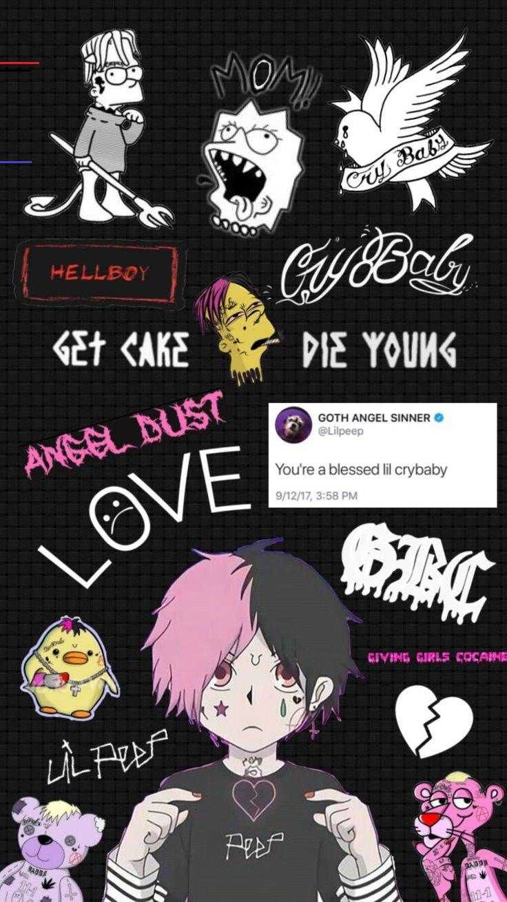 Lil Peep Cry Baby Wallpapers Wallpaper Cave