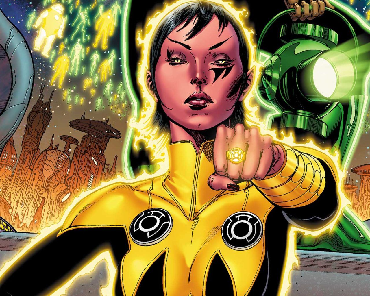 Yellow Lantern Wallpaper