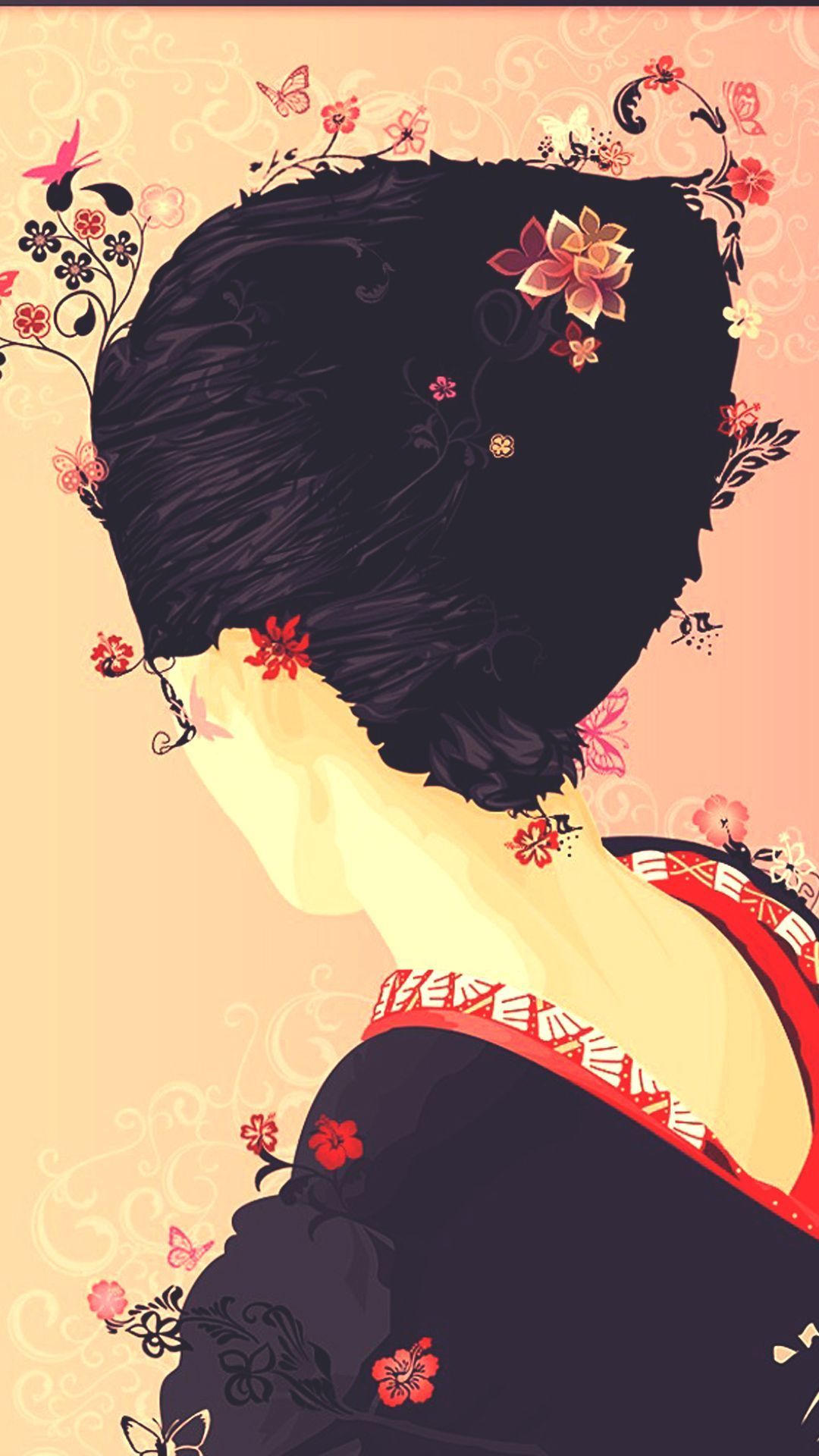 Japanese Art Girl Wallpapers Wallpaper Cave