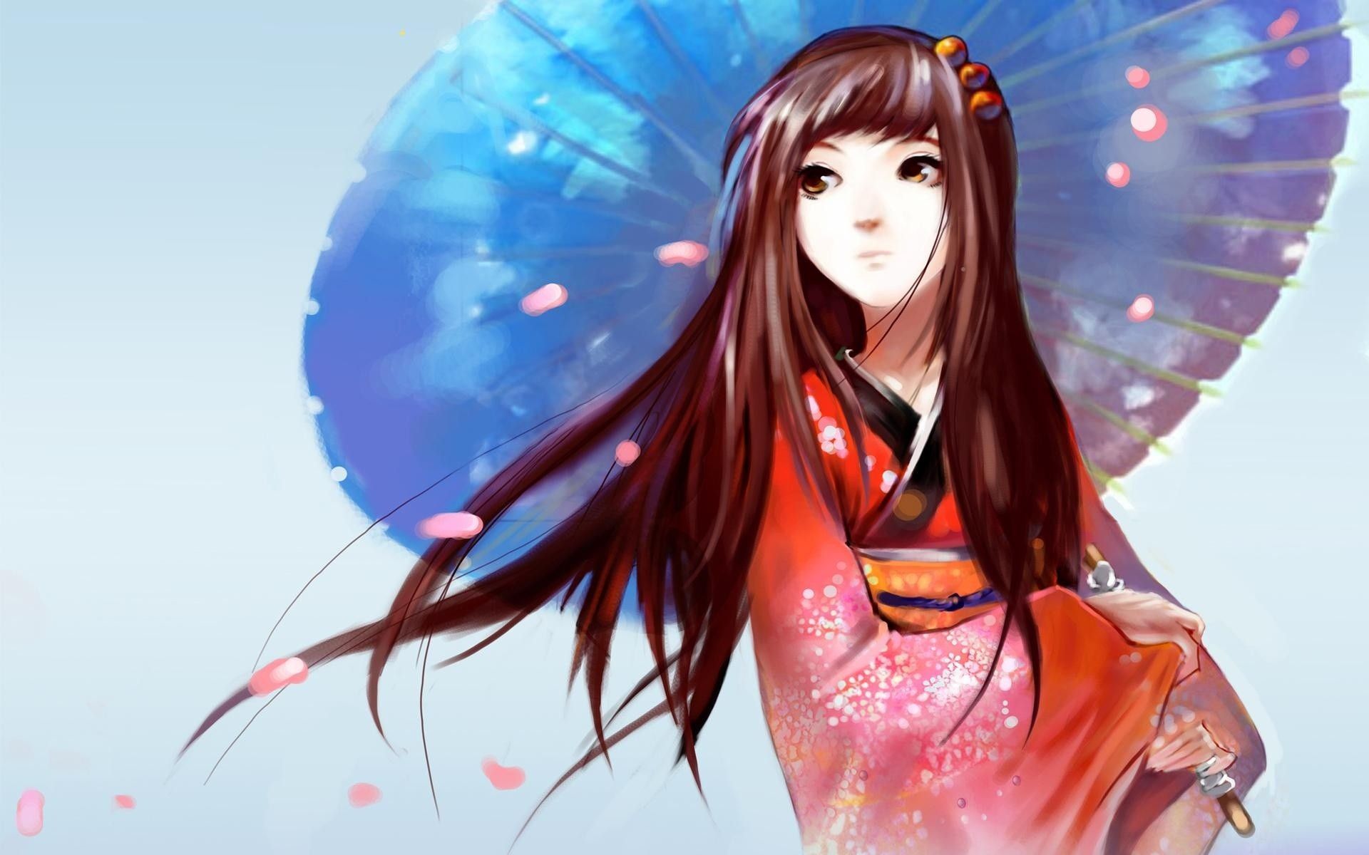 Japanese Art Girl Wallpapers Wallpaper Cave