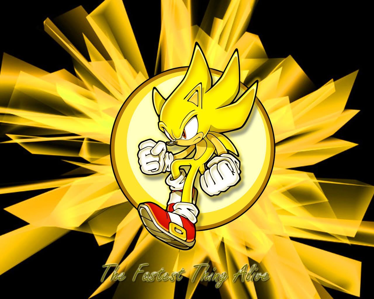 Gold Sonic Wallpapers Wallpaper Cave
