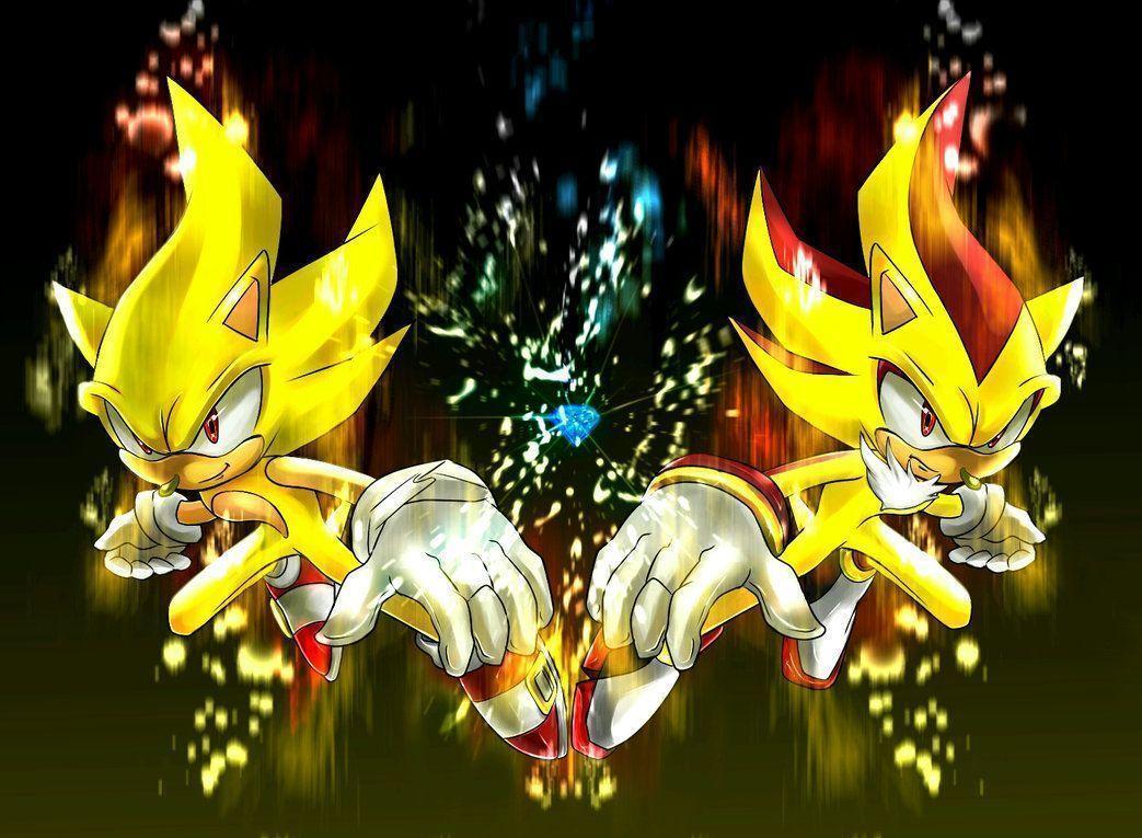 Gold Sonic Wallpapers Wallpaper Cave
