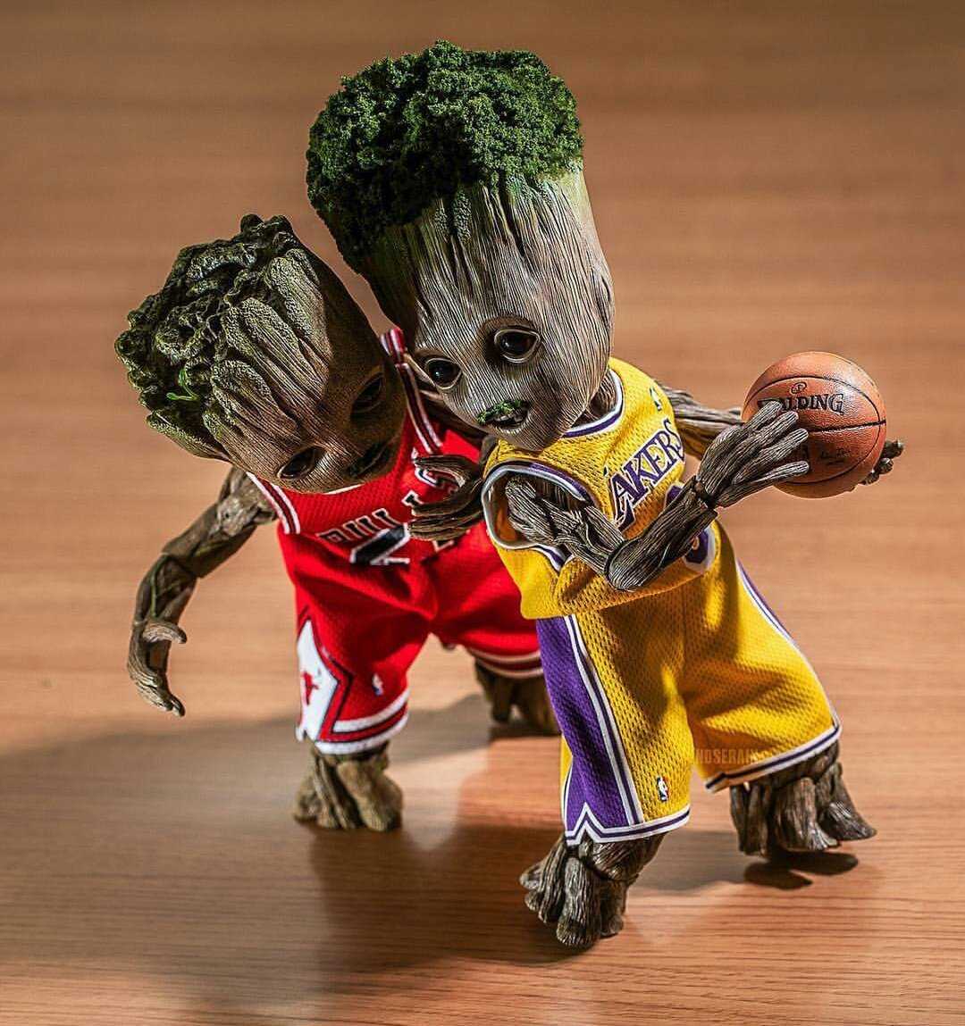 Baby Groot Basketball Wallpapers Wallpaper Cave