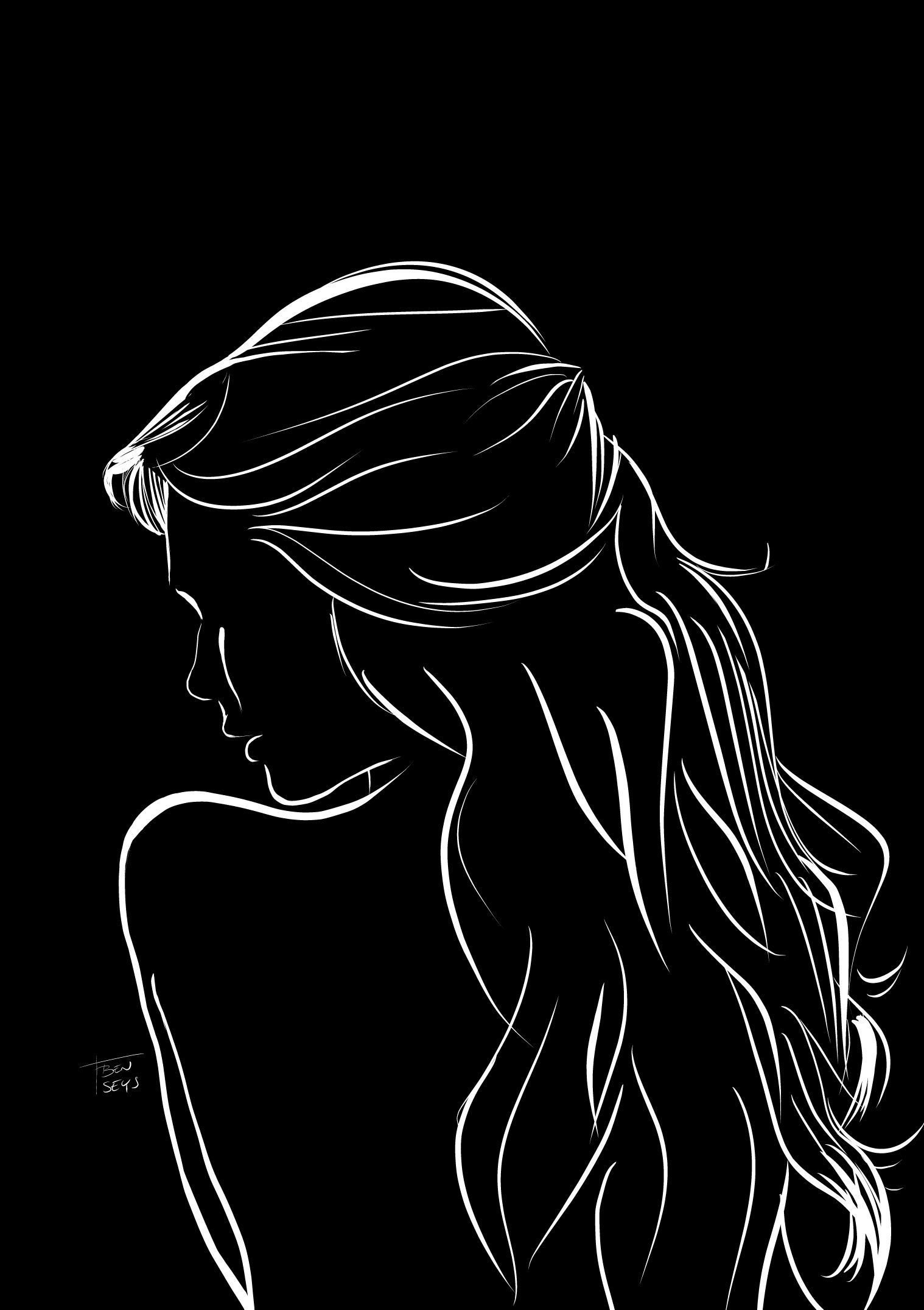 Women Silhouette Black Wallpapers Wallpaper Cave