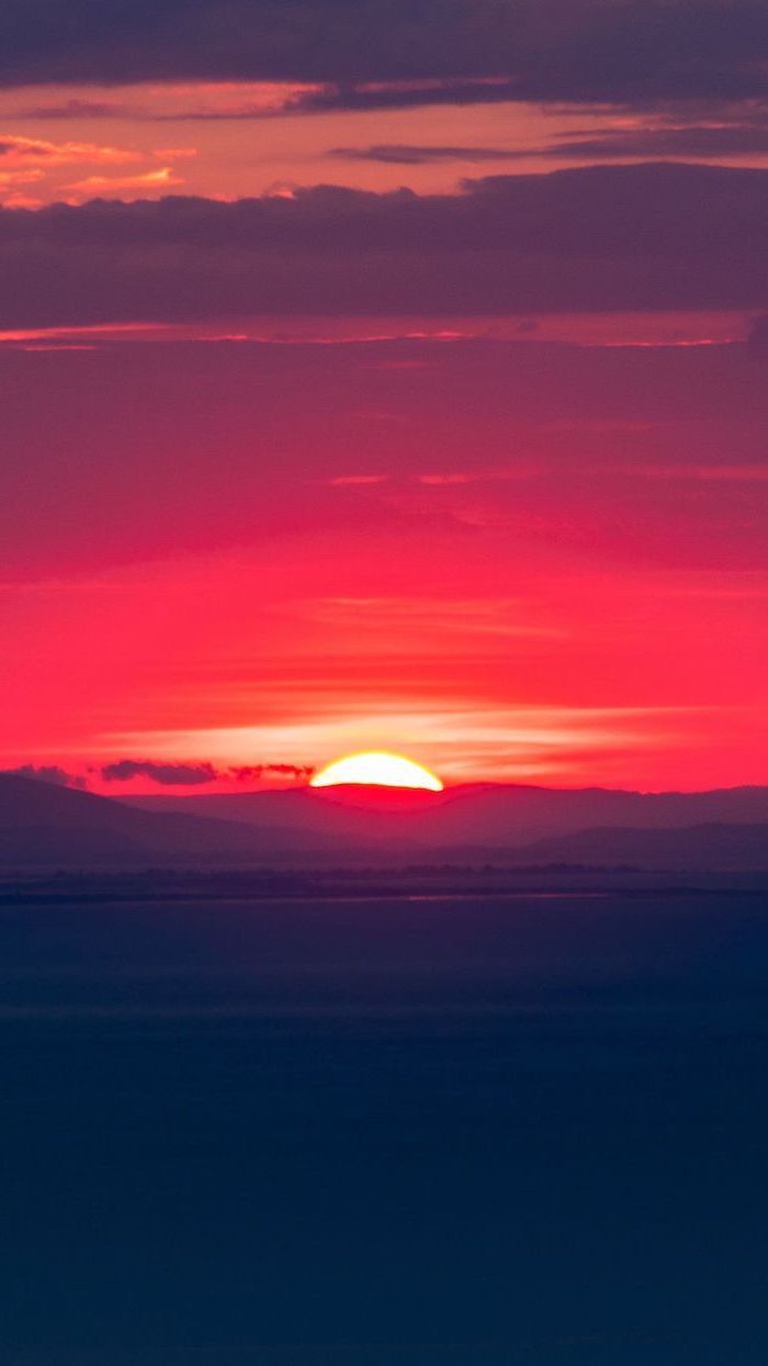 Red Aesthetic Sky Wallpapers Wallpaper Cave