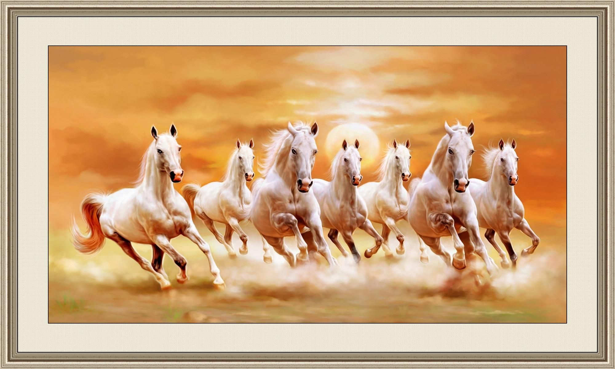 7 White Horses Wallpapers Wallpaper Cave