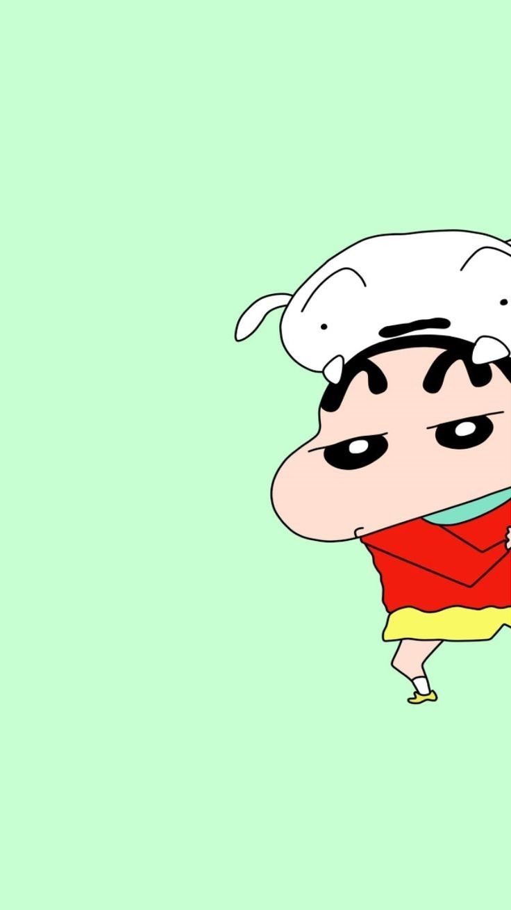 Shinchan And Shiro Wallpapers Wallpaper Cave