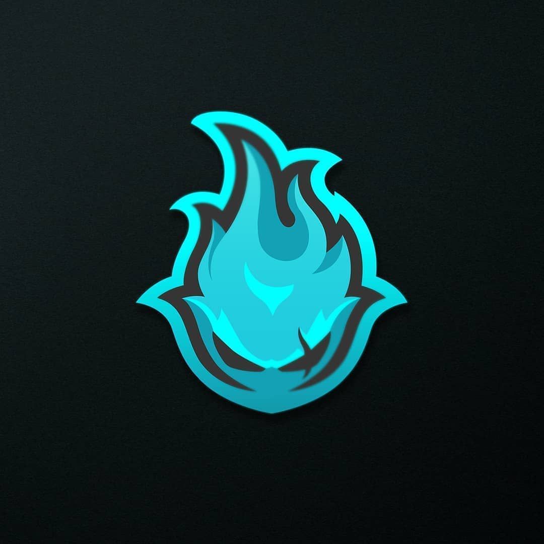 Blue Fire Logo Wallpapers Wallpaper Cave
