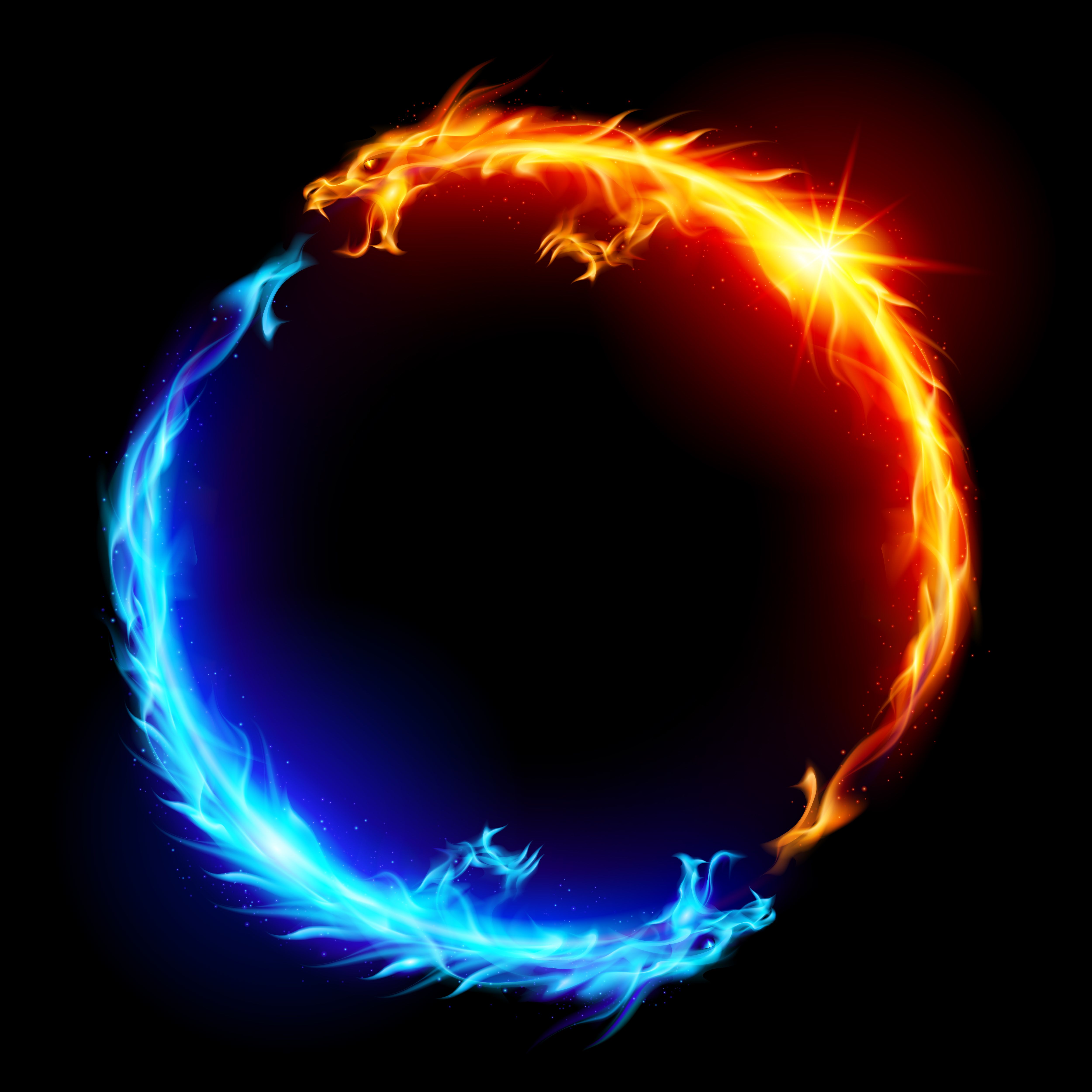 Blue Fire Logo