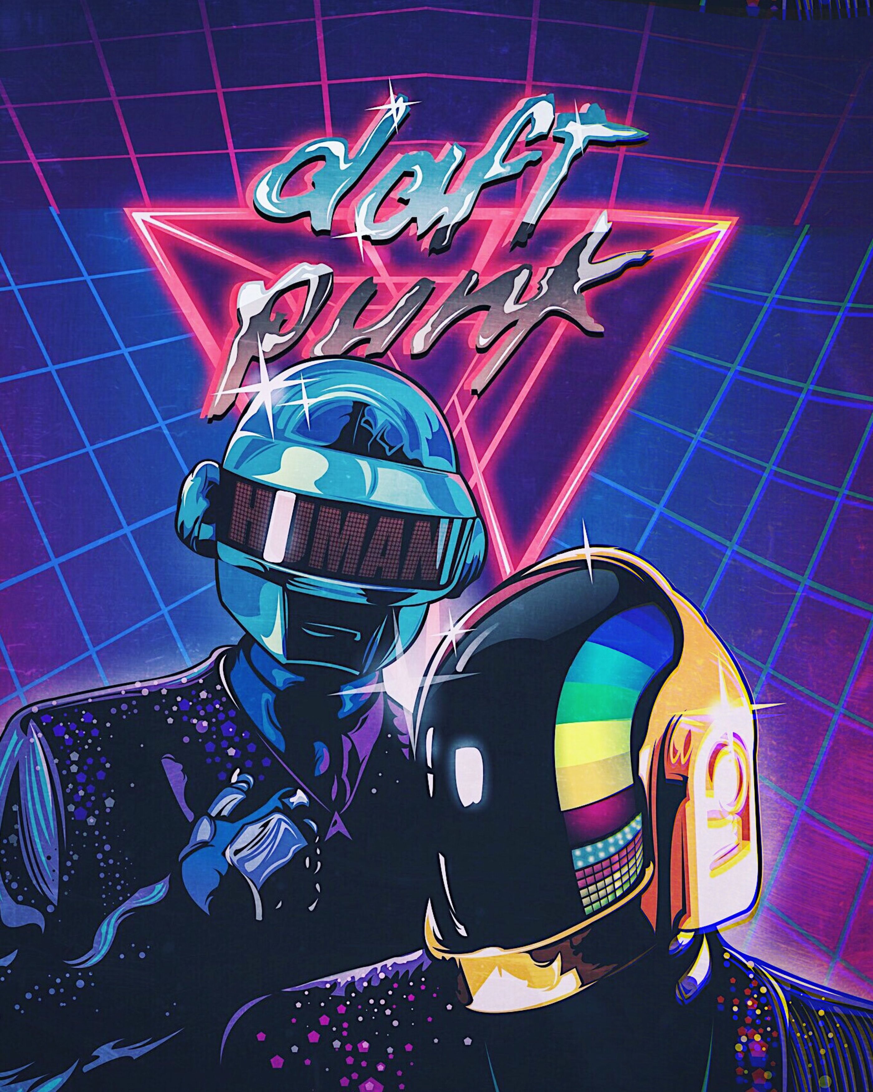 Daft Punk Aesthetic Wallpapers Wallpaper Cave