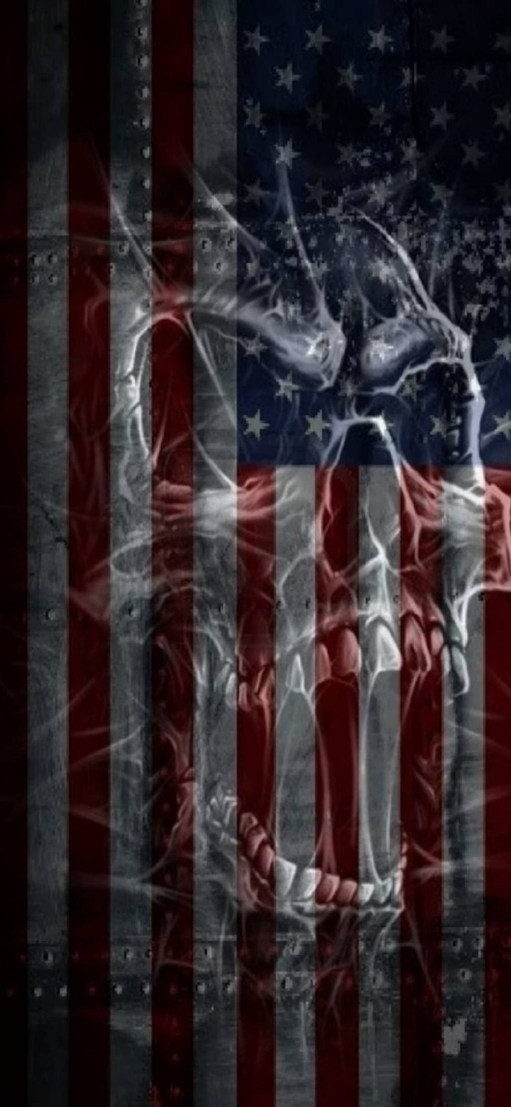 American Flag Skull Wallpapers Wallpaper Cave