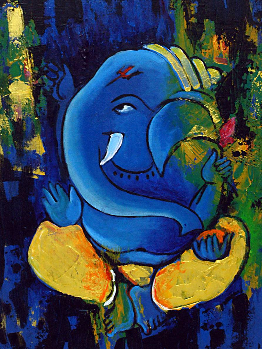 Modern Art Ganesha Wallpapers Wallpaper Cave