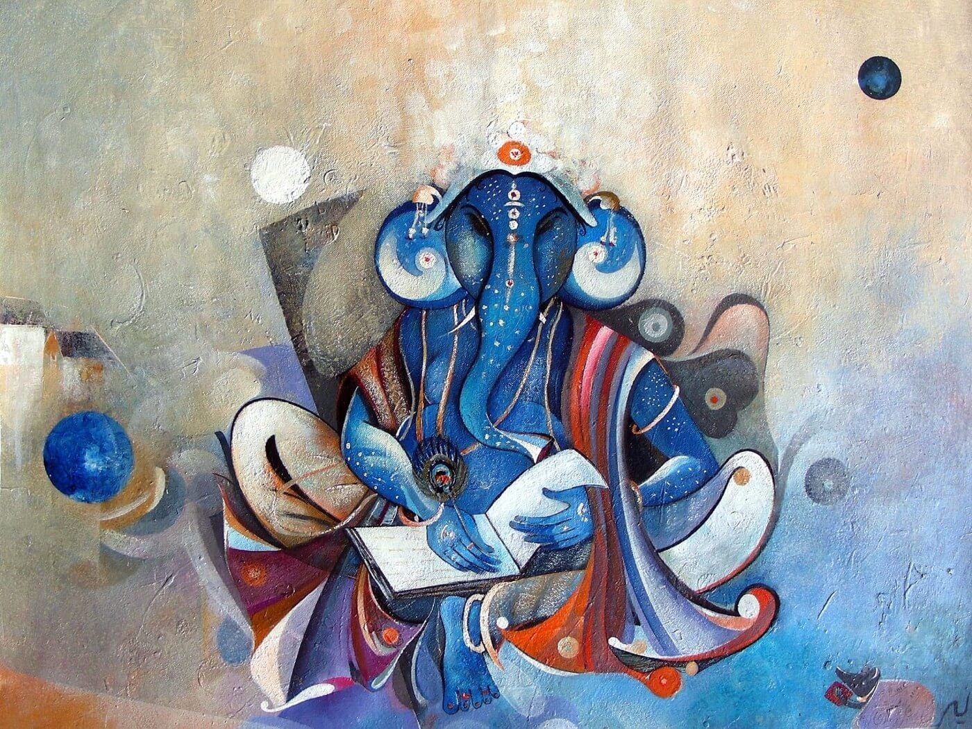 Modern Art Ganesha Wallpapers Wallpaper Cave