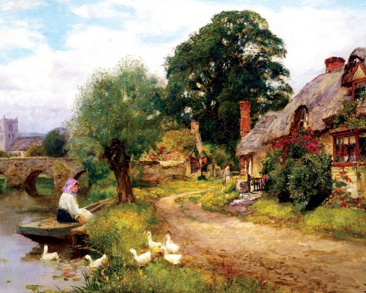 Old Village Wallpapers Wallpaper Cave