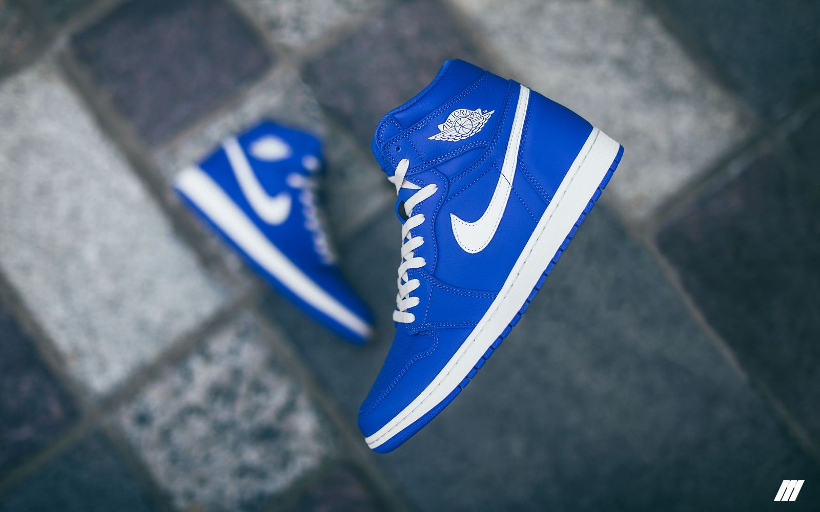 Blue Jordan 1 Wallpaper