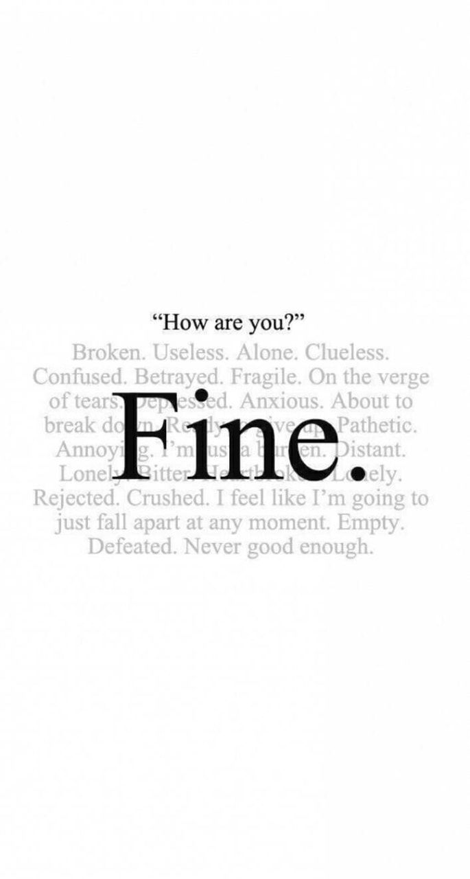 I Am Fine Wallpapers Wallpaper Cave