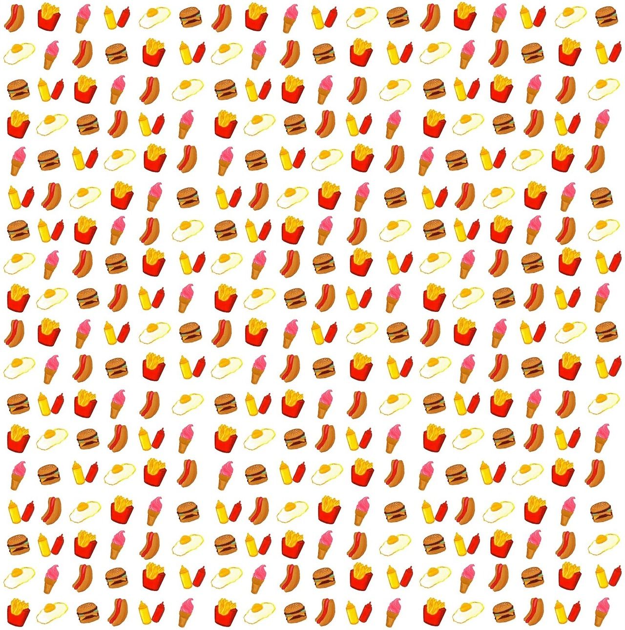 Food Pattern Wallpapers Wallpaper Cave