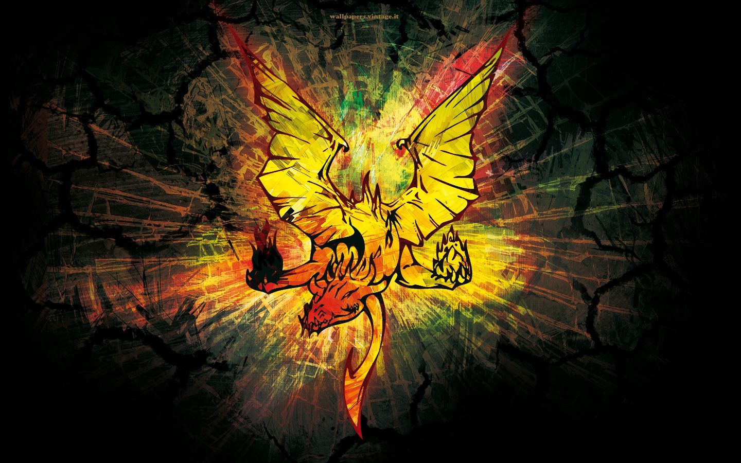 Yellow Dragon Wallpapers Wallpaper Cave